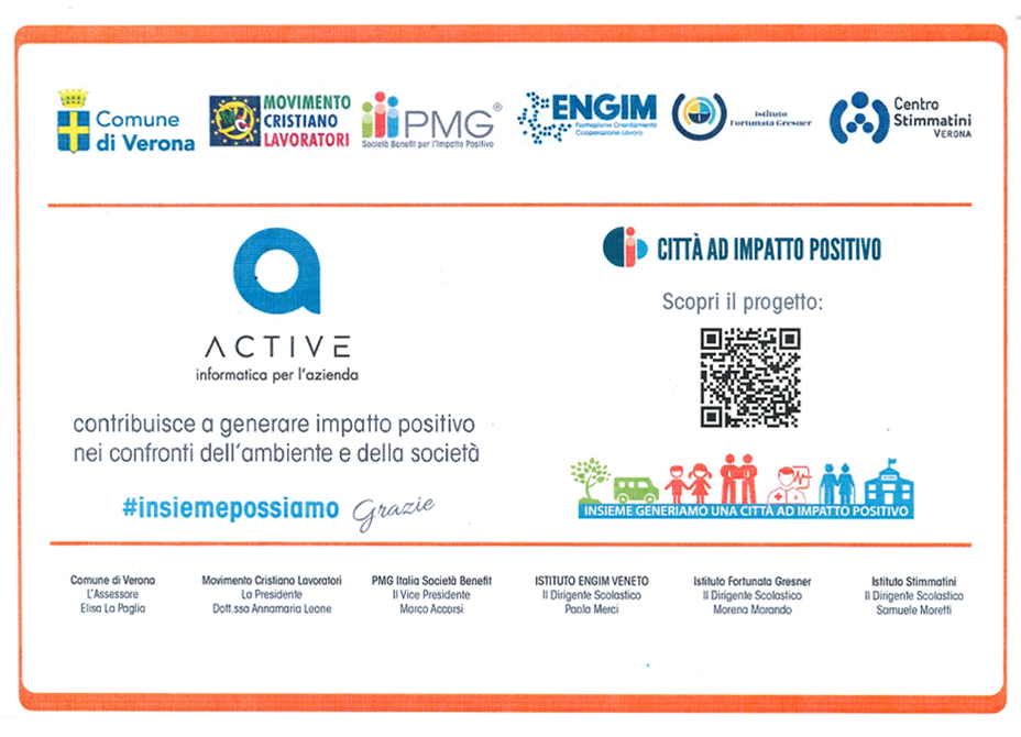 Active e Impatto Positivo Active e Impatto Positivo